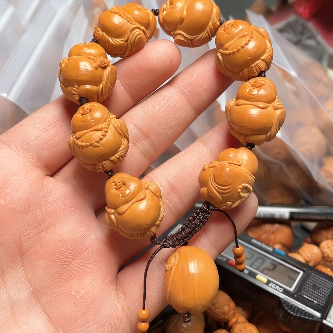 橄榄核手串大肚弥勒