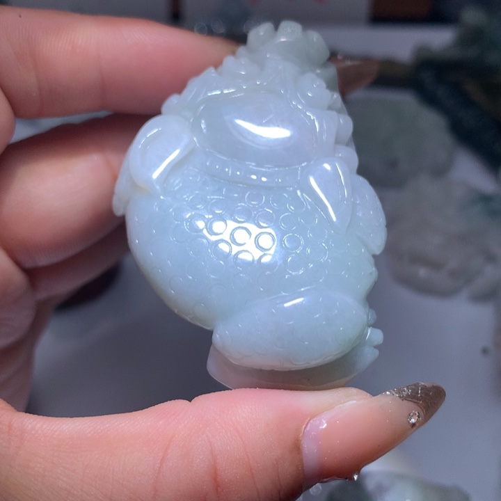 翡翠未镶嵌颈饰保真天然A货翡翠