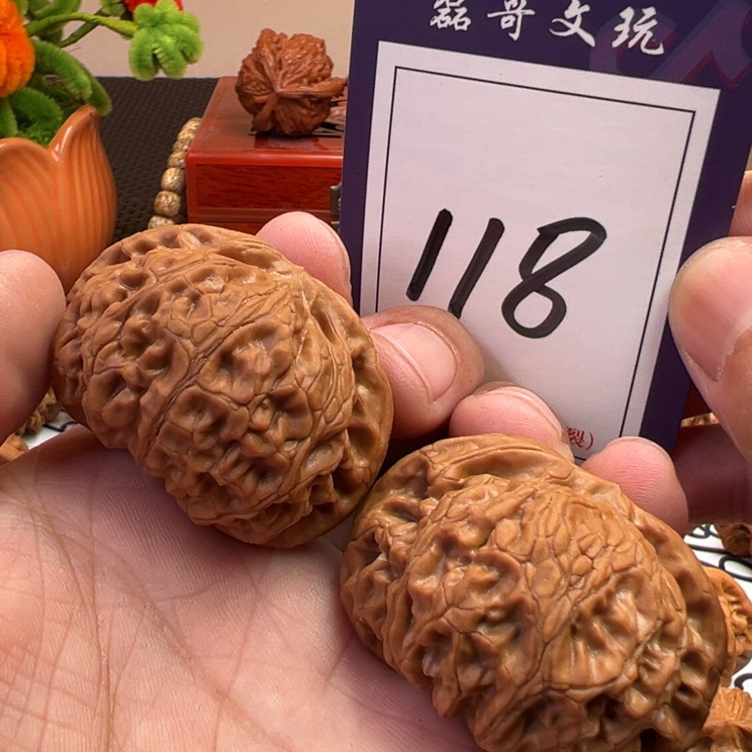 文玩核桃把件全品宫灯45.5尺寸118号