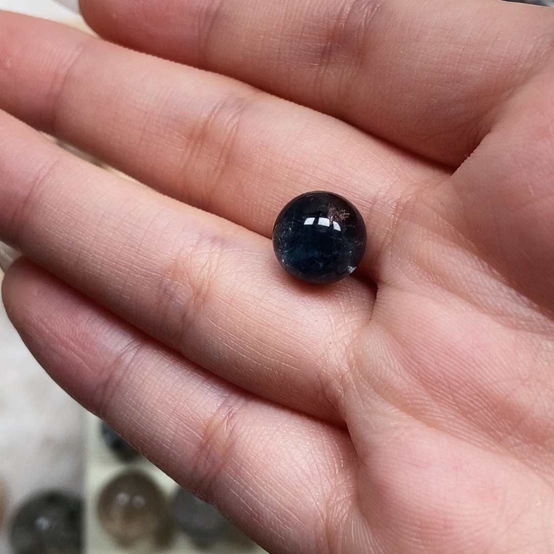 李***胆烟晶银S925镶嵌手链