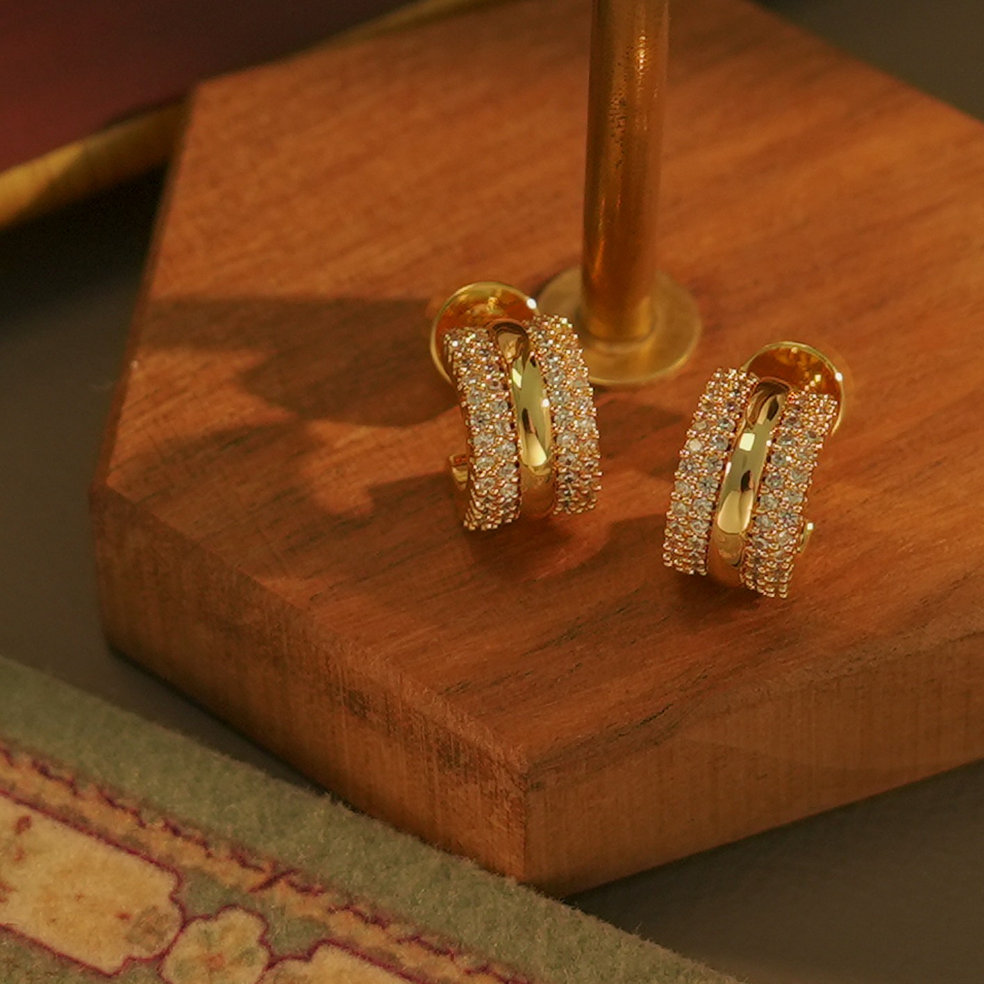 铜合金耳饰 Dries Criel耳饰~7159