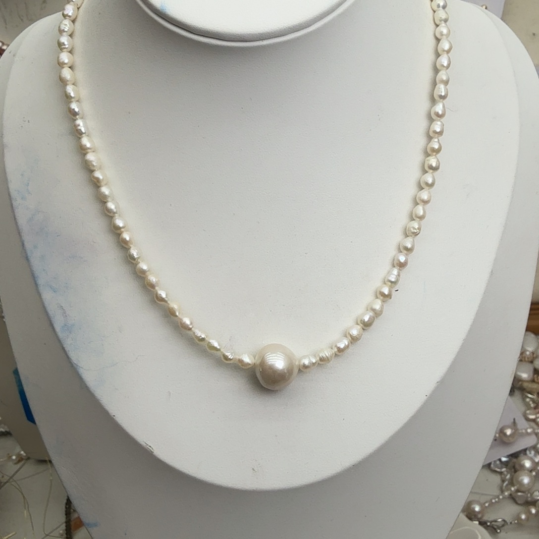 淡水珍珠颈饰未镶嵌
