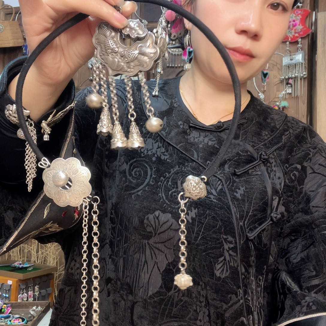 扇子项链是真的好看啊好