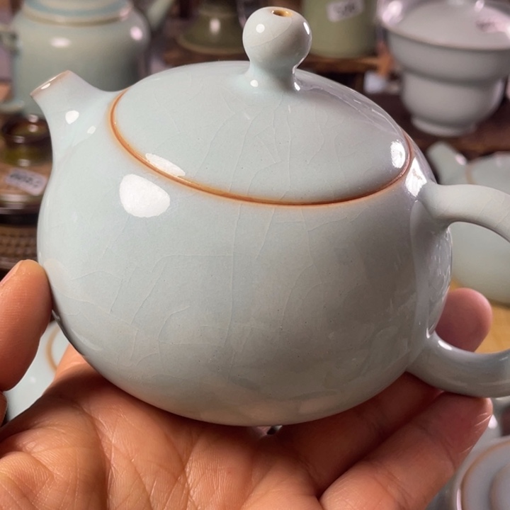 汝州原矿釉手工壶发发发发