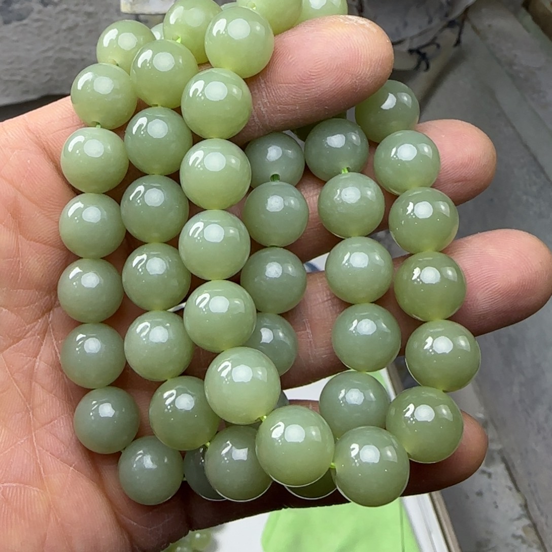 和田玉未镶嵌颈饰多样性拍一发一，黄口12