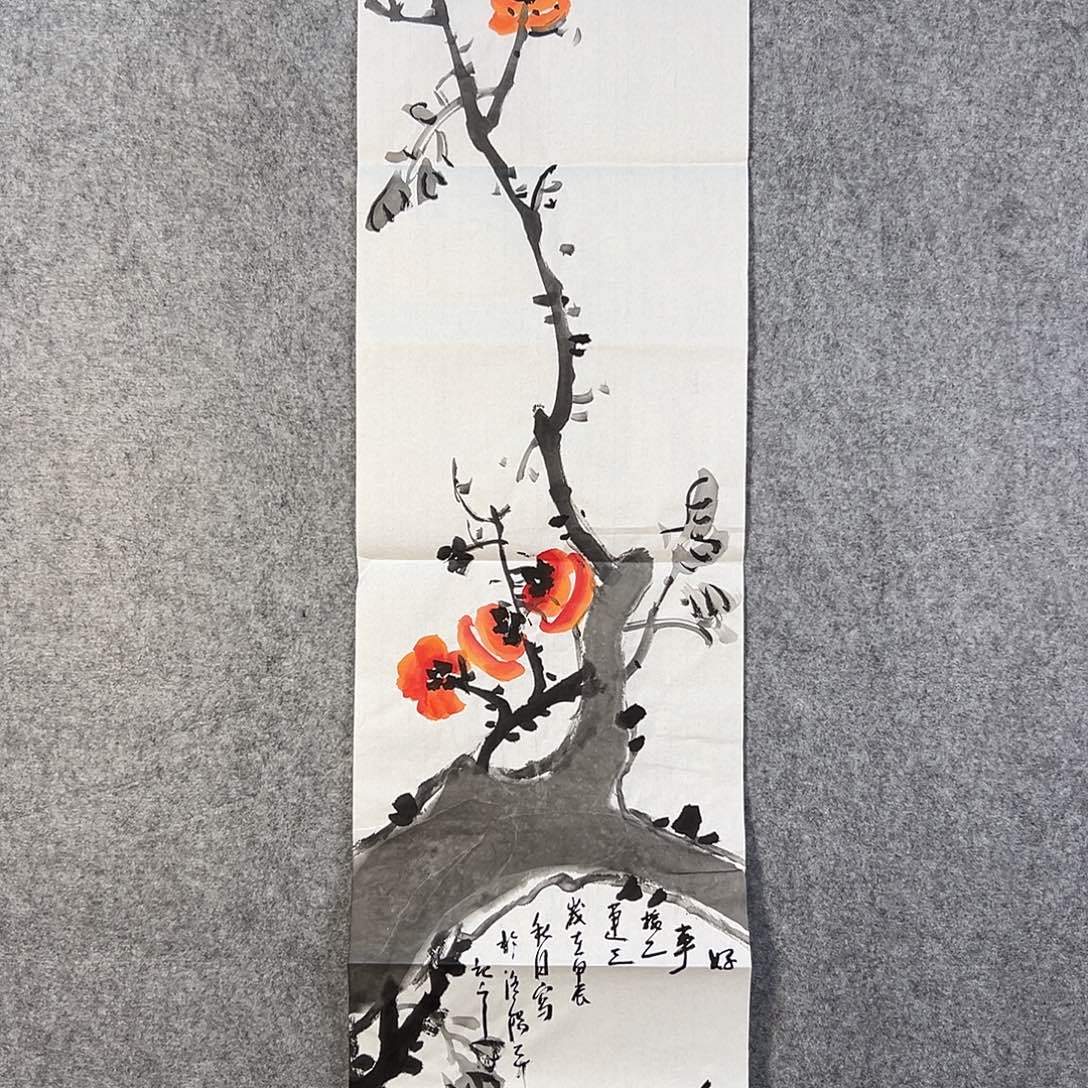 国画187 花鸟在此鸣叫时还要一