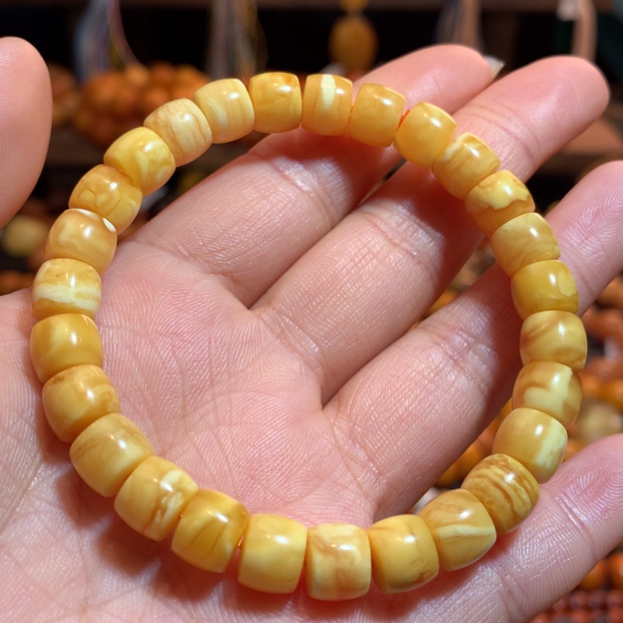 【闪购商品】手串蜜蜡未镶嵌蜜蜡手串