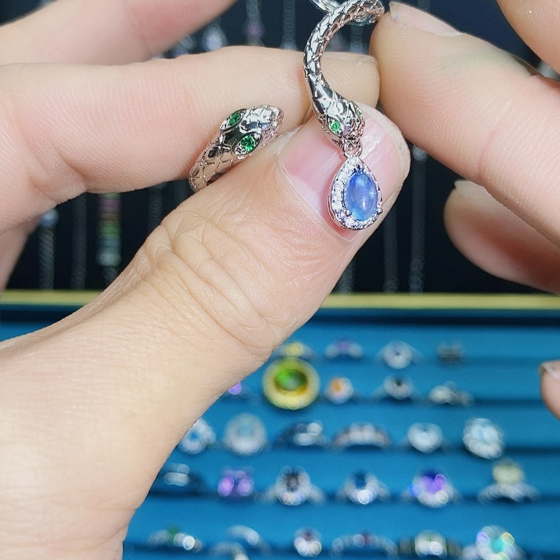 紫晶珠宝半成品银S925镶嵌