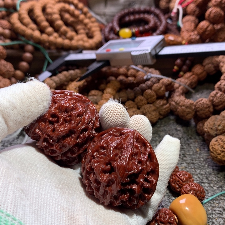 手串文玩核桃44.8回血苹果园微瑕疵