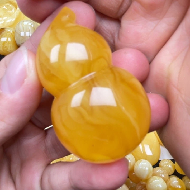 裸石蜜蜡未镶嵌蜜蜡植物葫芦重32