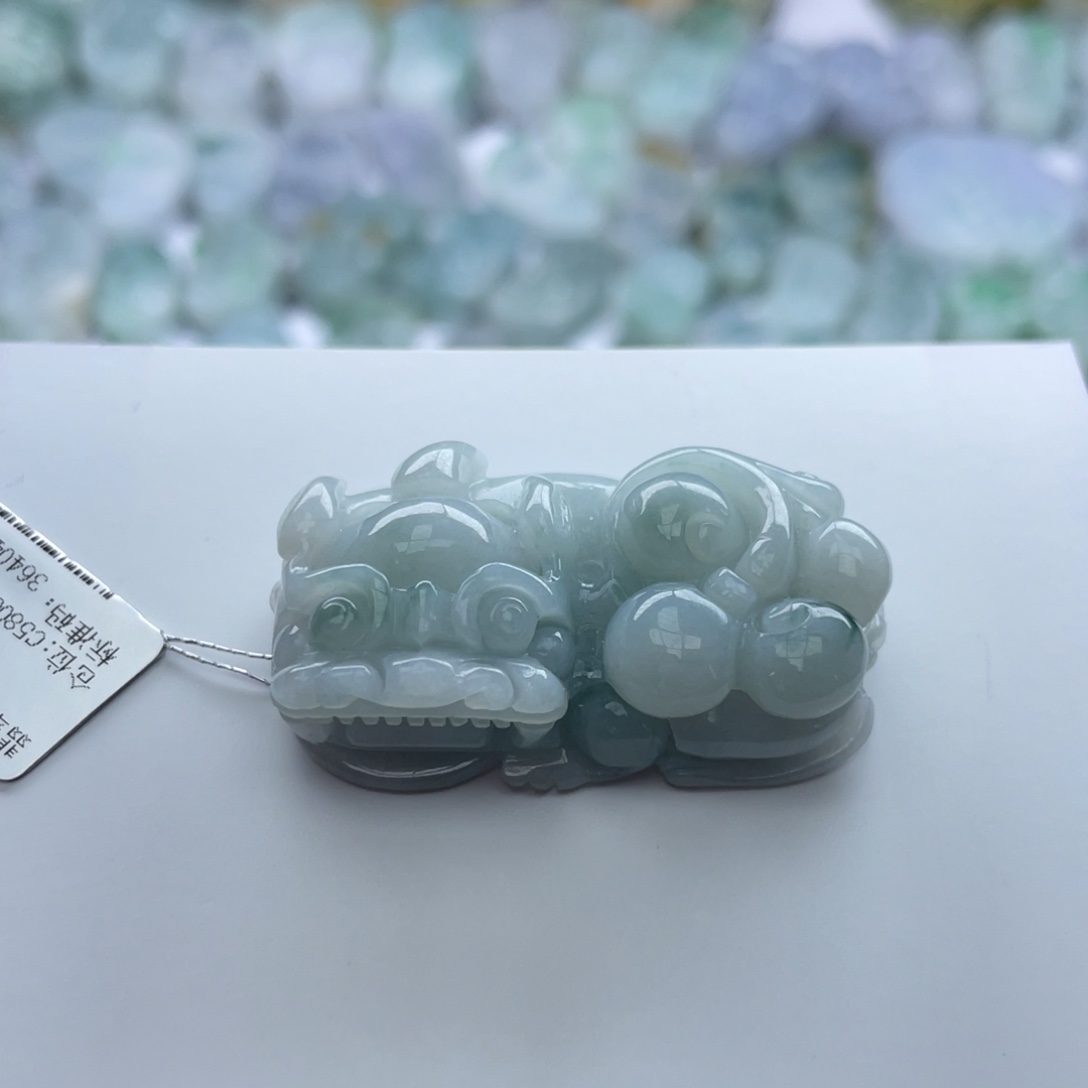 翡翠颈饰未镶嵌L*貔貅