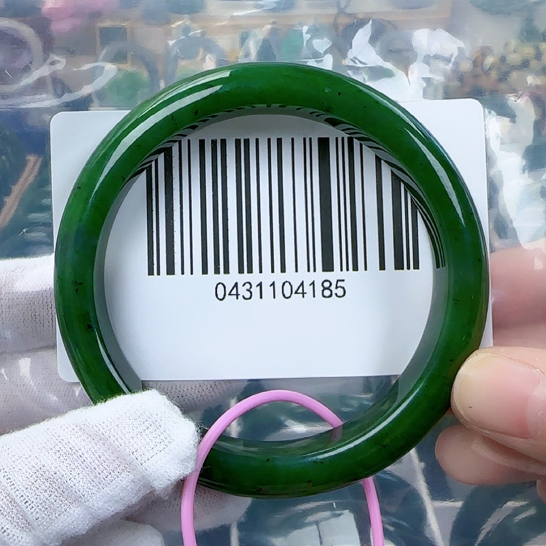 和田玉（碧玉）手镯未镶嵌用****357.5