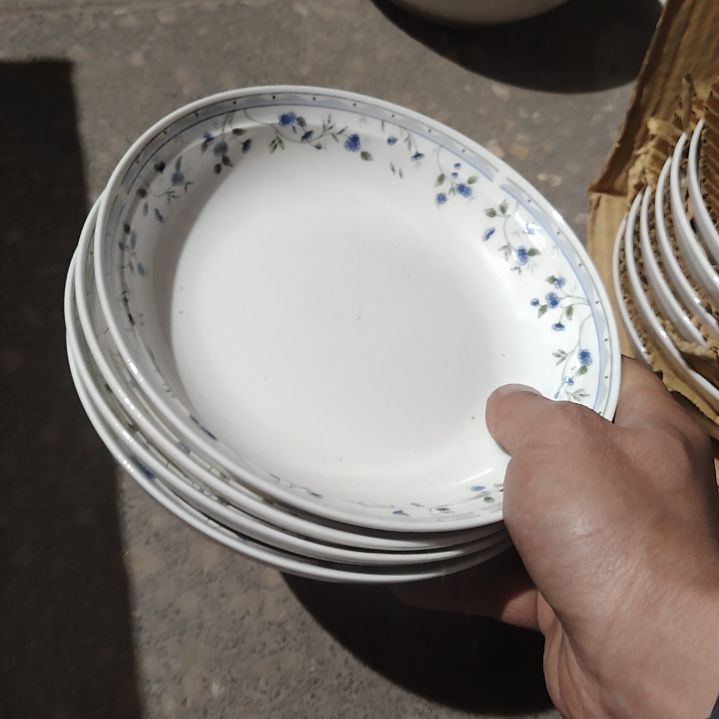 碗陶瓷盘子碗啥都有口径18公分