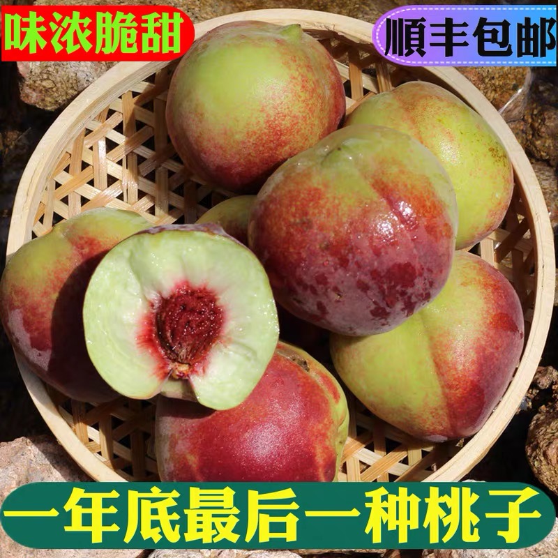 【顺丰包邮】正宗山东青州蜜桃新鲜水果桃子脆甜离核现摘小时候味道