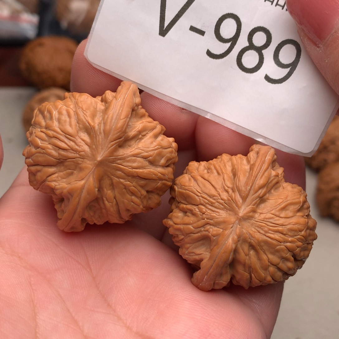 文玩核桃把件38磨盘……