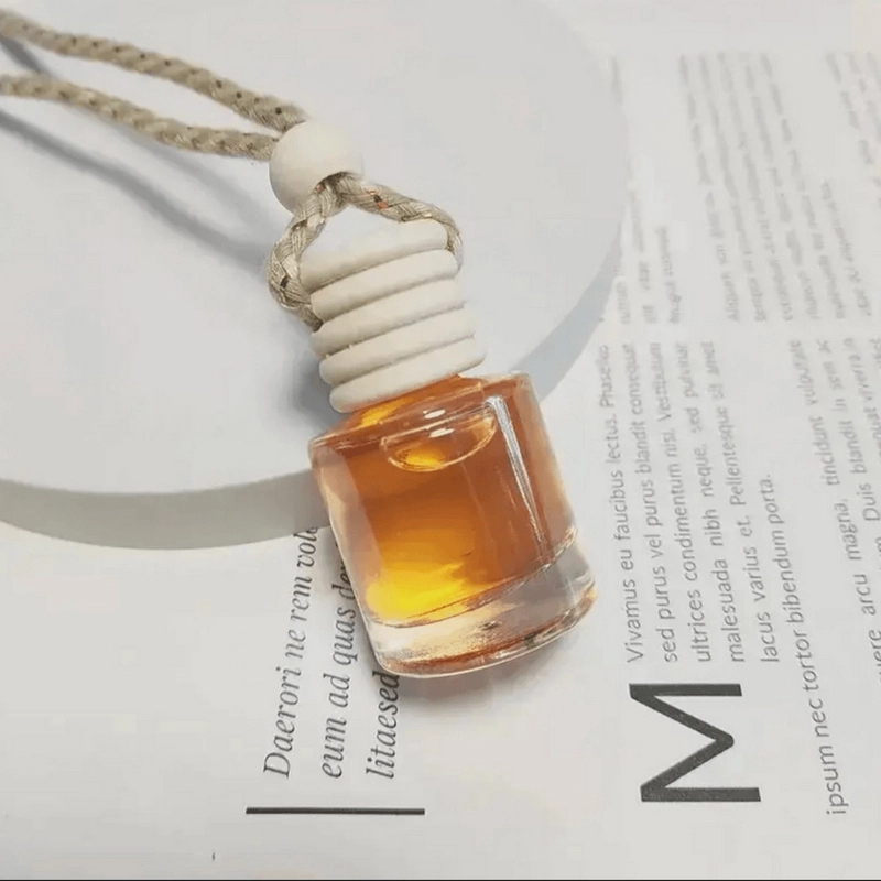 【一个装】【拍5单发6个】车载高档持久淡香吊坠香薰圆形随机发