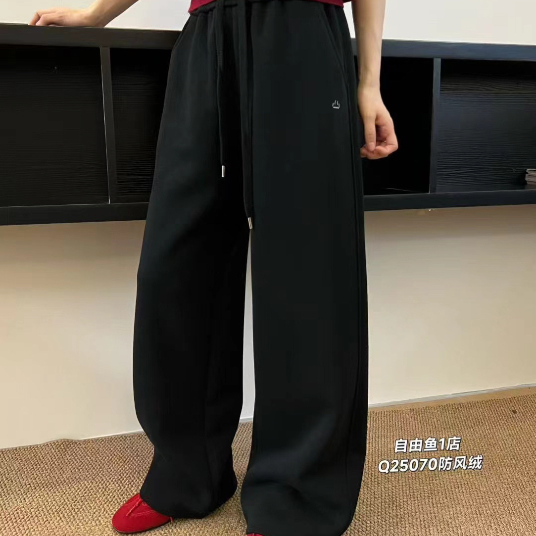 【云云精选】25070 冬季复合绒直筒休闲裤