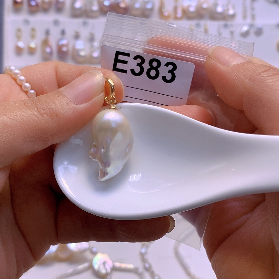 淡水珍珠颈饰银S925镶嵌