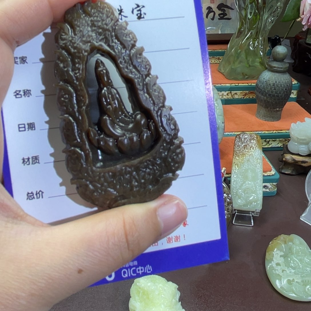 和田玉挂件未镶嵌D*