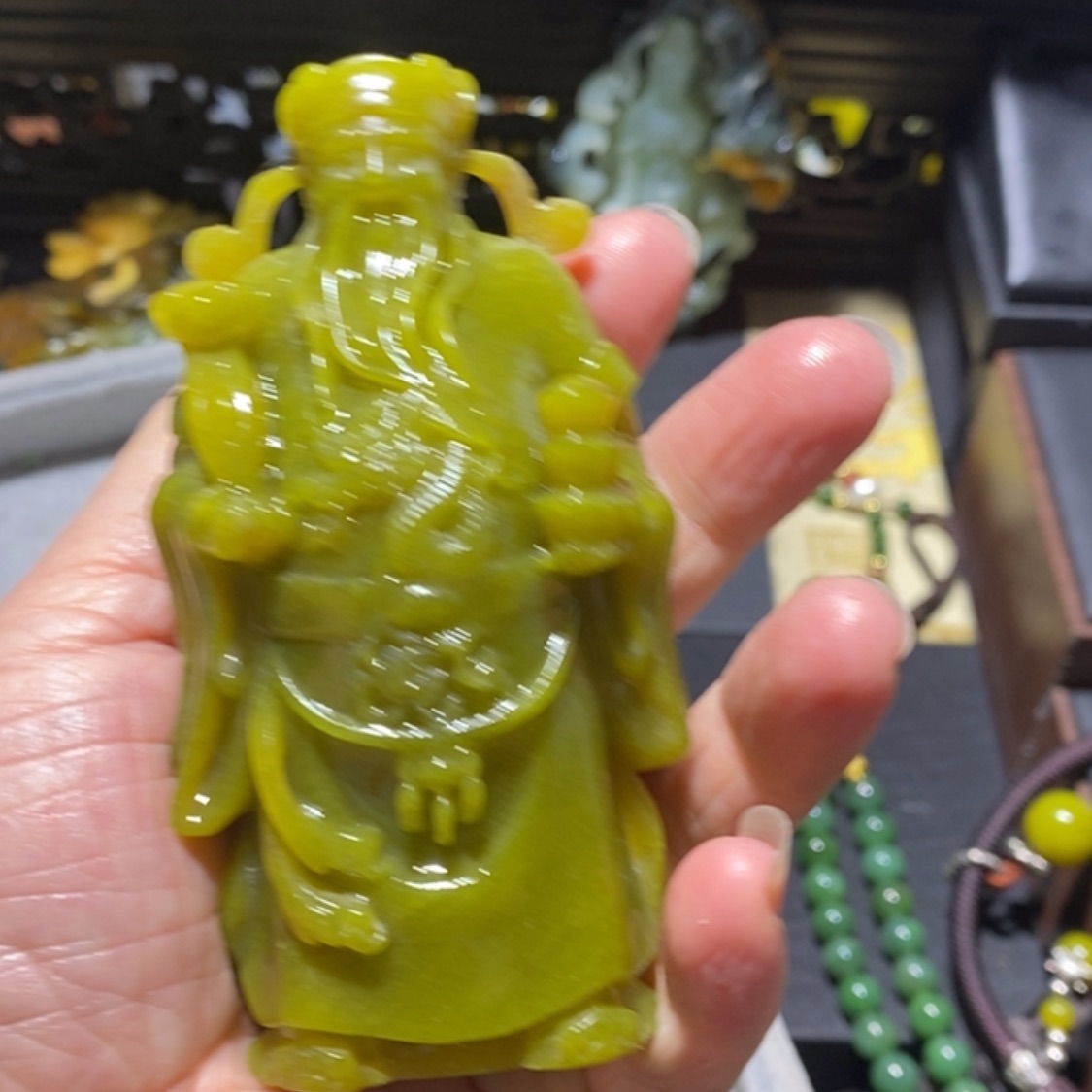 【闪购商品】岫玉毛衣链未镶嵌