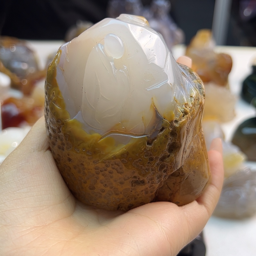 玛瑙/玉髓合金颈饰