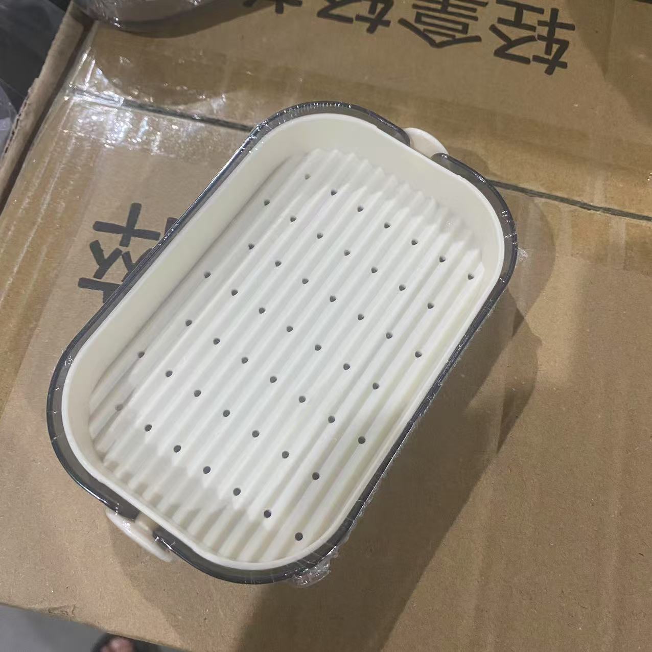 80111  透明圆角皂盒