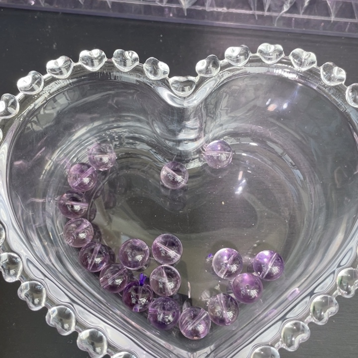 水晶手串未镶嵌11mm巴西紫水单珠多样性发其一