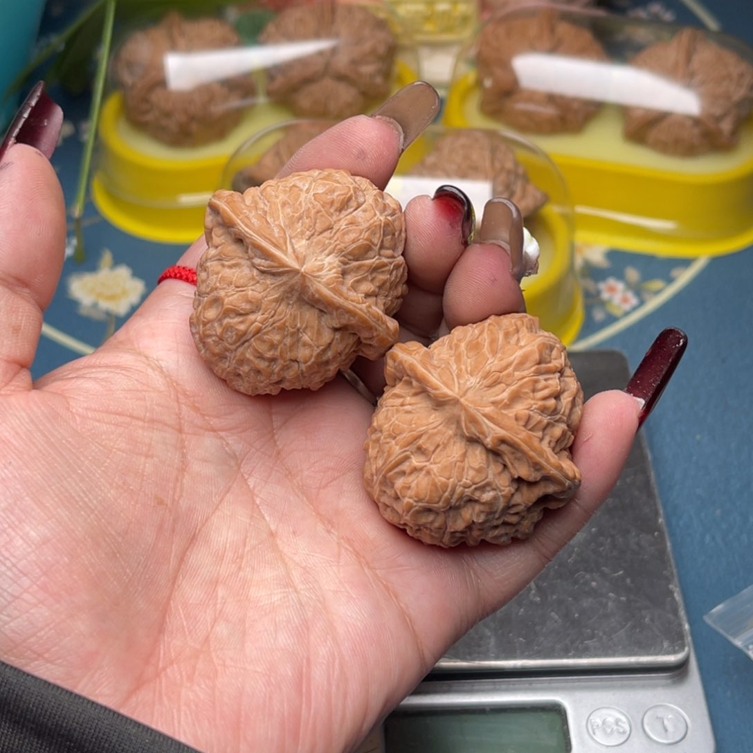 文玩核桃把件共****人南瓜墩41