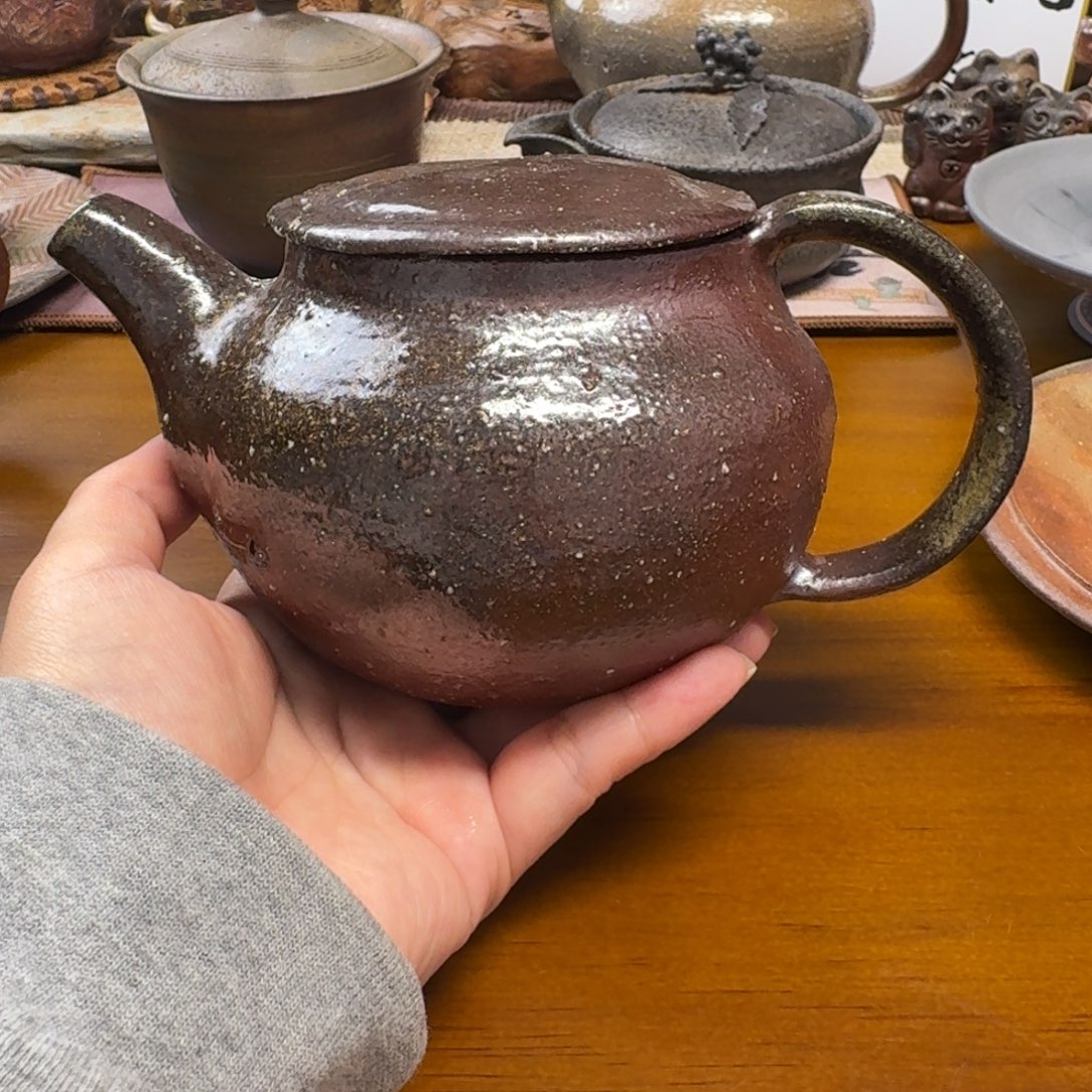 备前烧 末石泰节 新款无摘壶