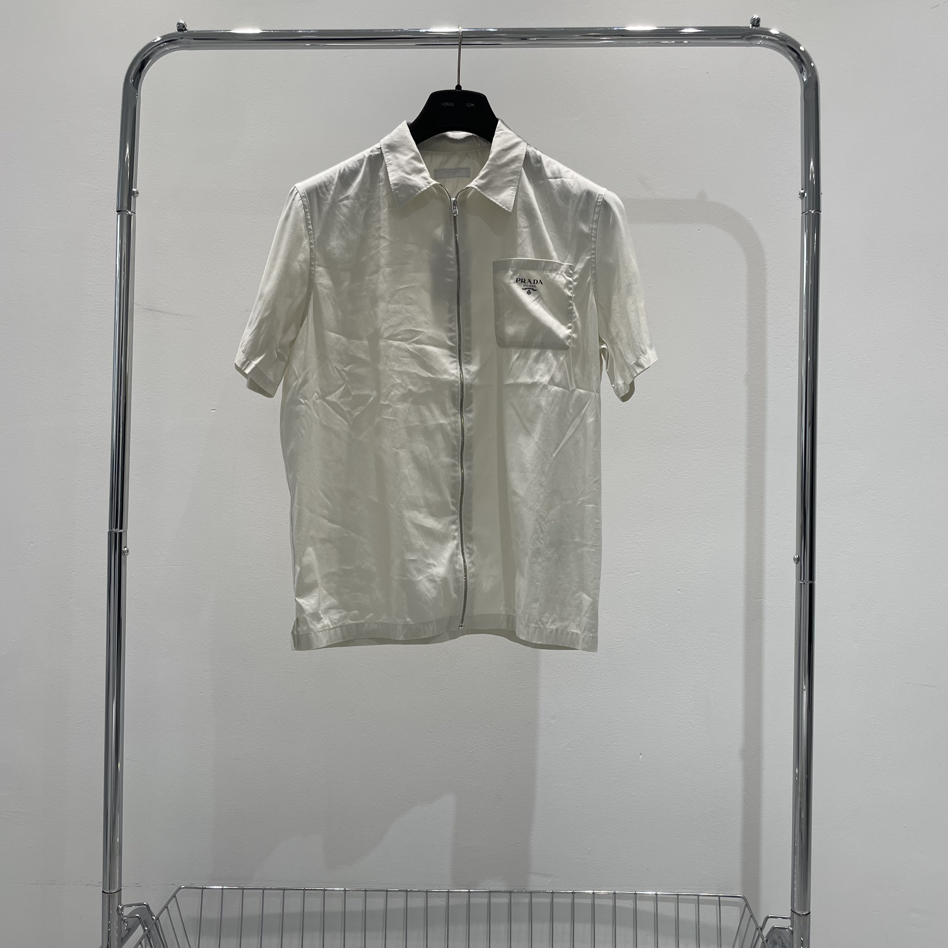 99新 Prada/普拉达 拉链短袖外套 yy00785 尺码s