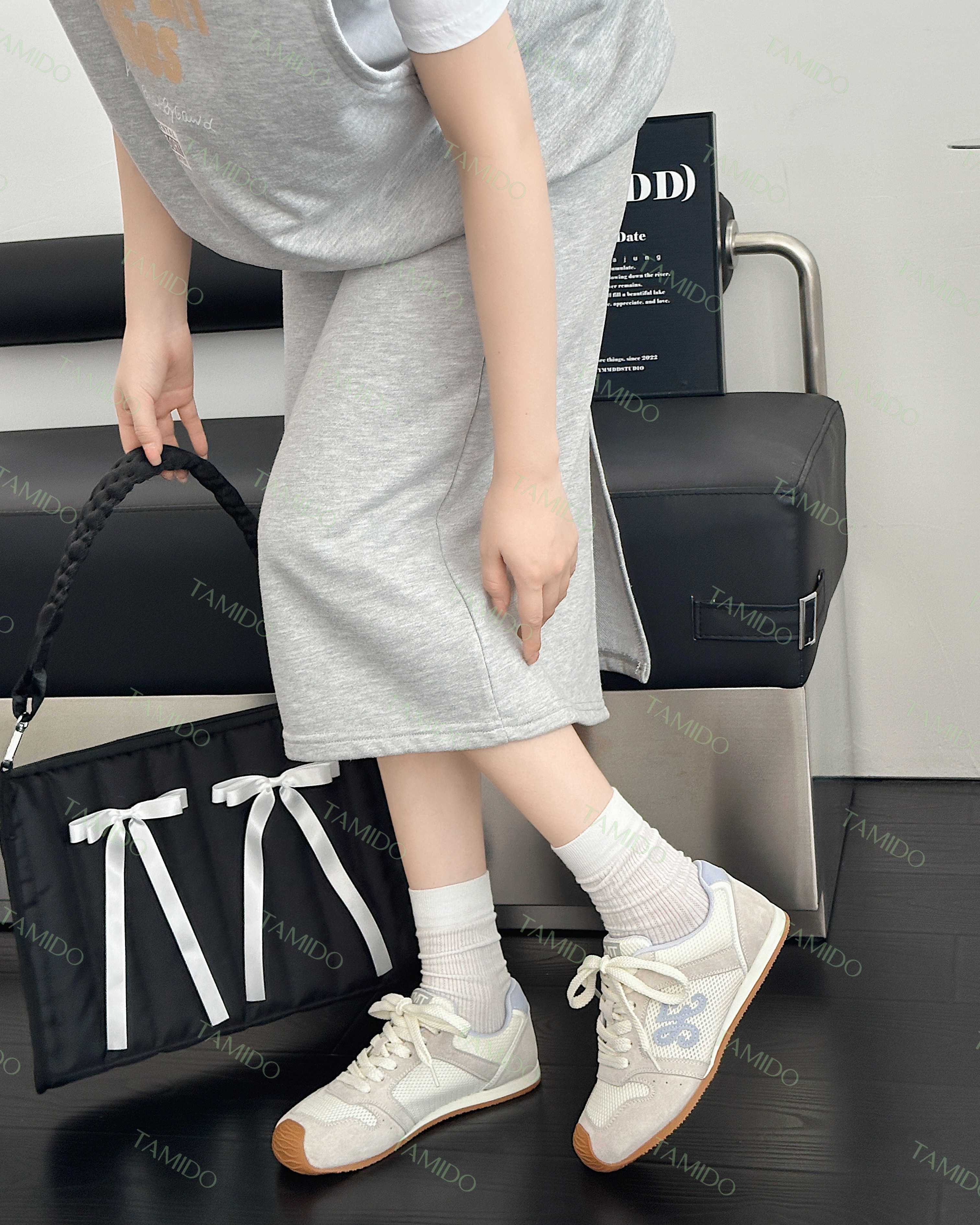 天美度夏季极简风学生韩版休闲风复古单鞋慵懒风132527930