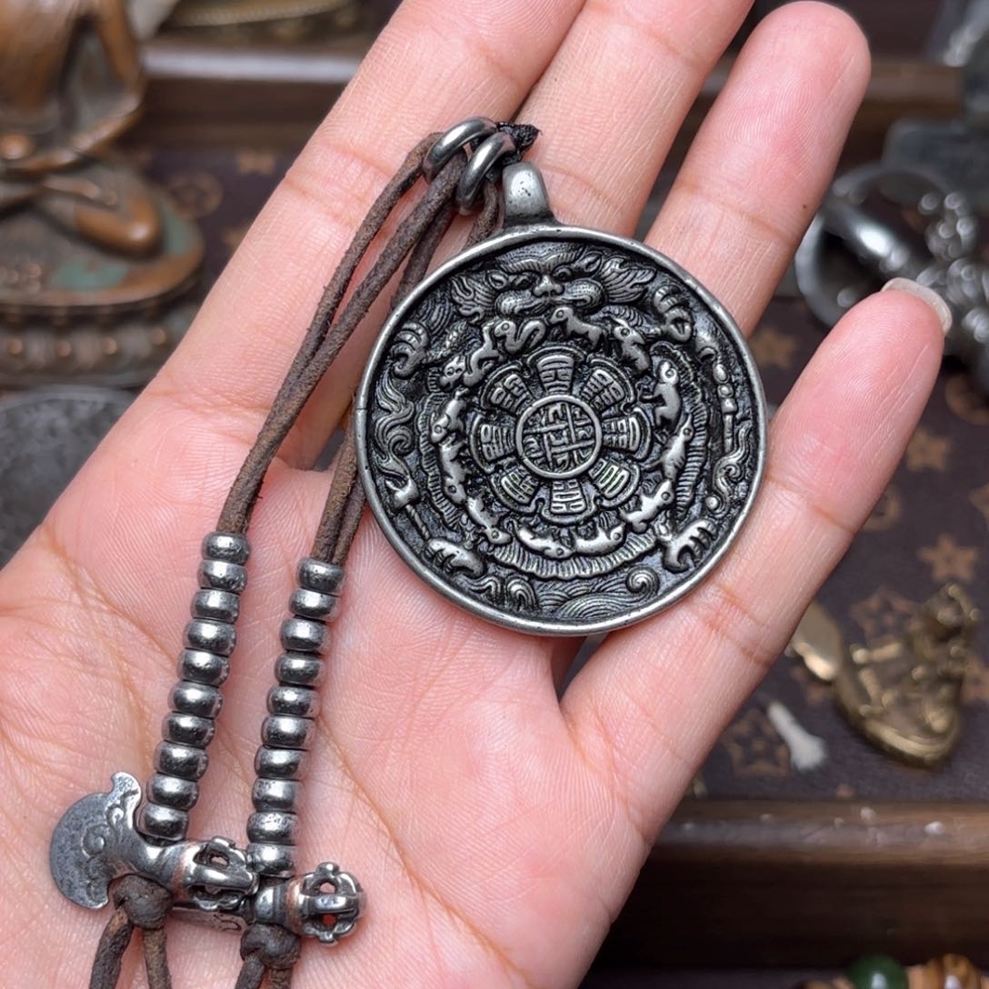 用****4铜星月菩提吊坠项链