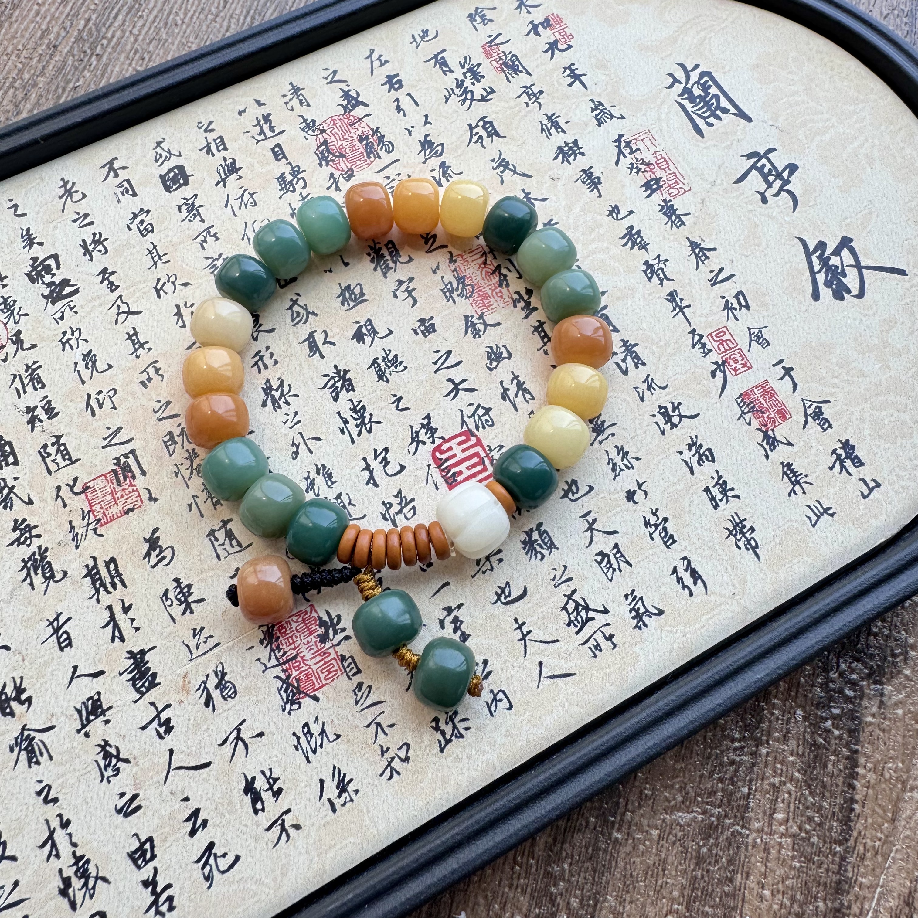 菩提根原生态多宝单圈8*10男女同款正宗菩提文玩首饰礼物