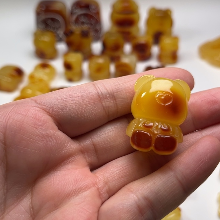 琥珀颈饰未镶嵌琥珀蜜蜡