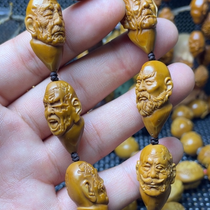 橄榄核手串/手链七星罗汉橄榄核