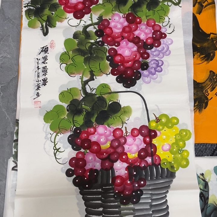 枕书斋画廊的直播间
