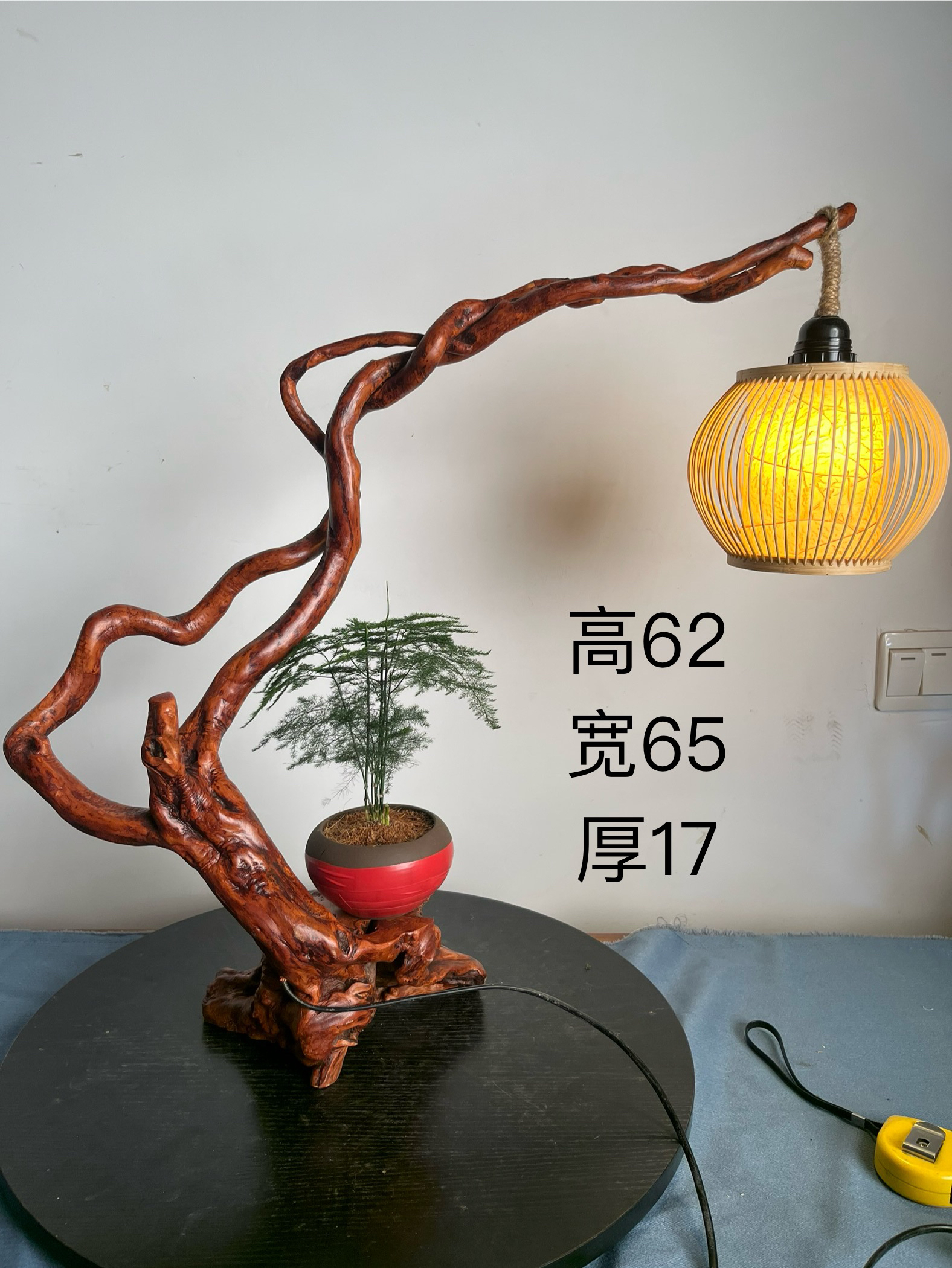 杜娟根一体形禅艺台灯