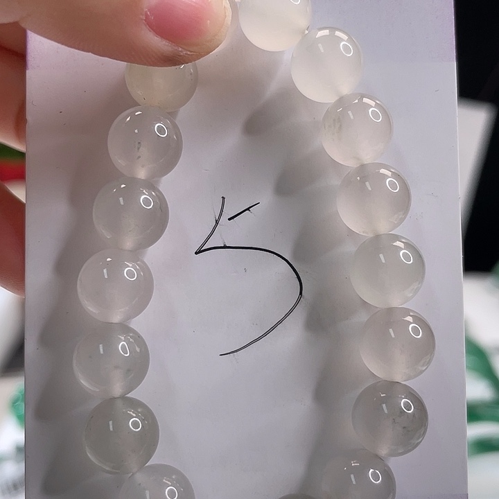 石英质玉手链未镶嵌天然A货非洲翠珠串