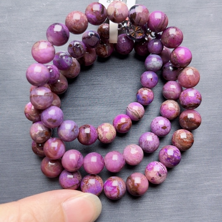 苏纪石（舒俱来）颈饰未镶嵌项链