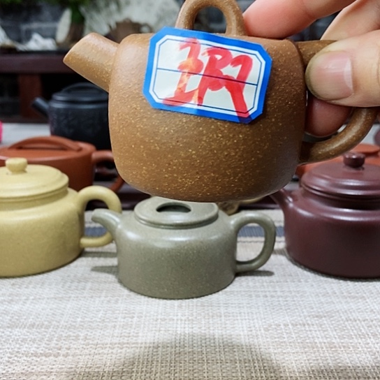 紫砂茶壶大口汉瓦