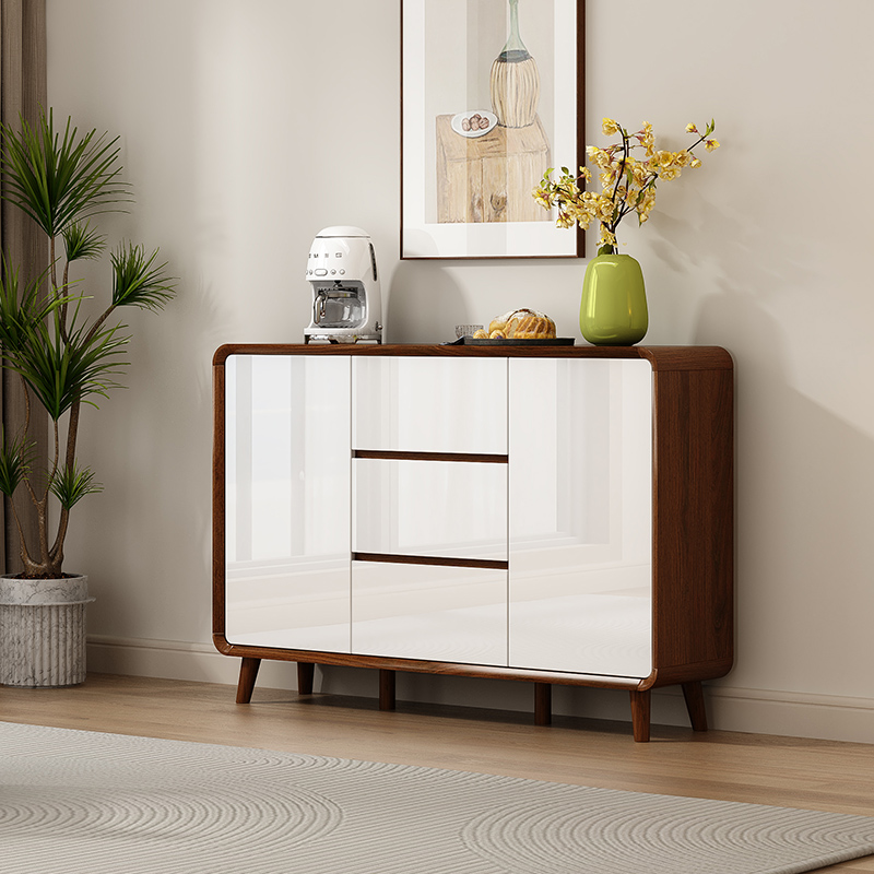 新中式餐边柜收纳柜客厅家具用品茶水柜文件柜厨房家用网红家具柜