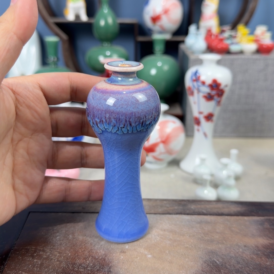 陶瓷手工小花器摆件