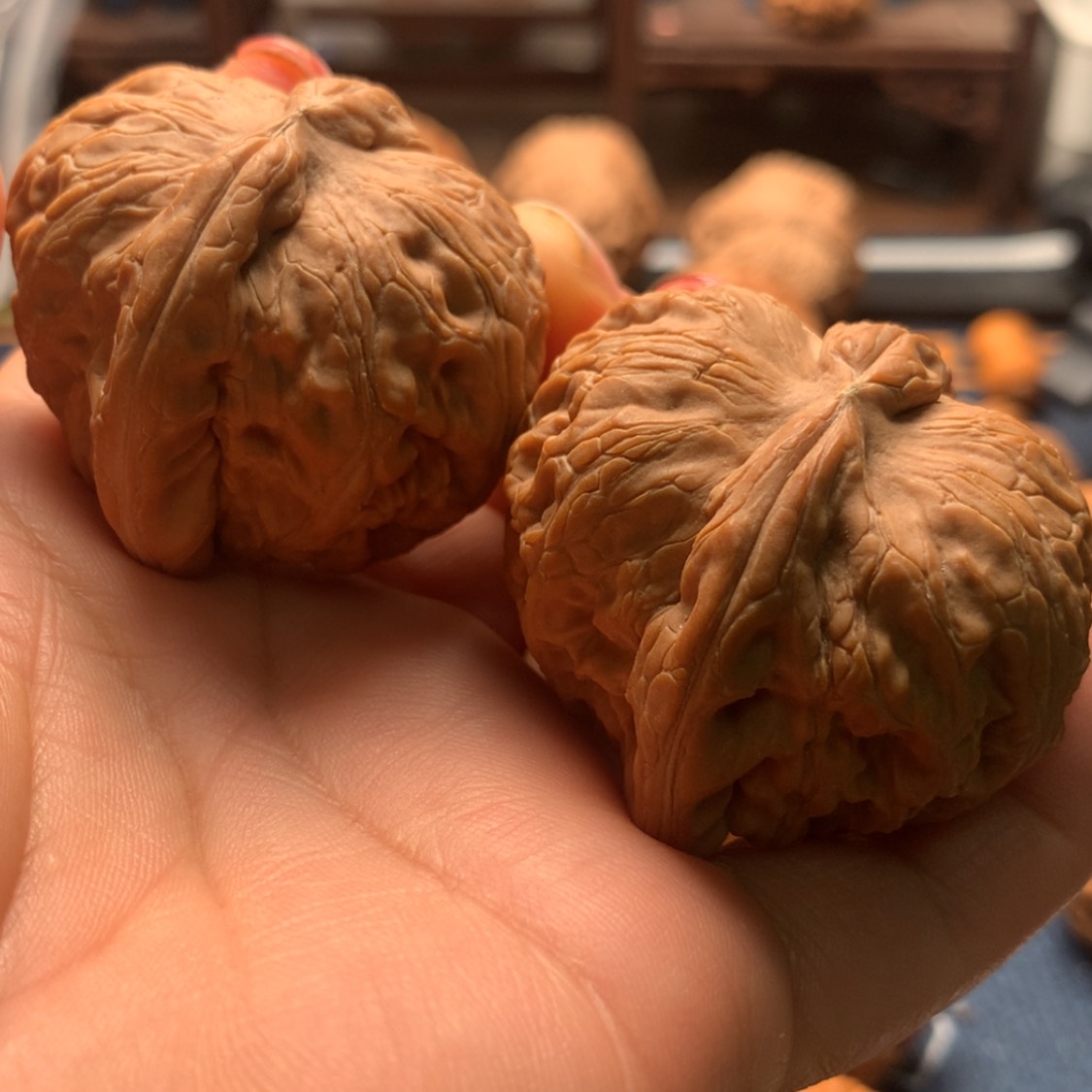 【闪购商品】把件文玩核桃元宝44