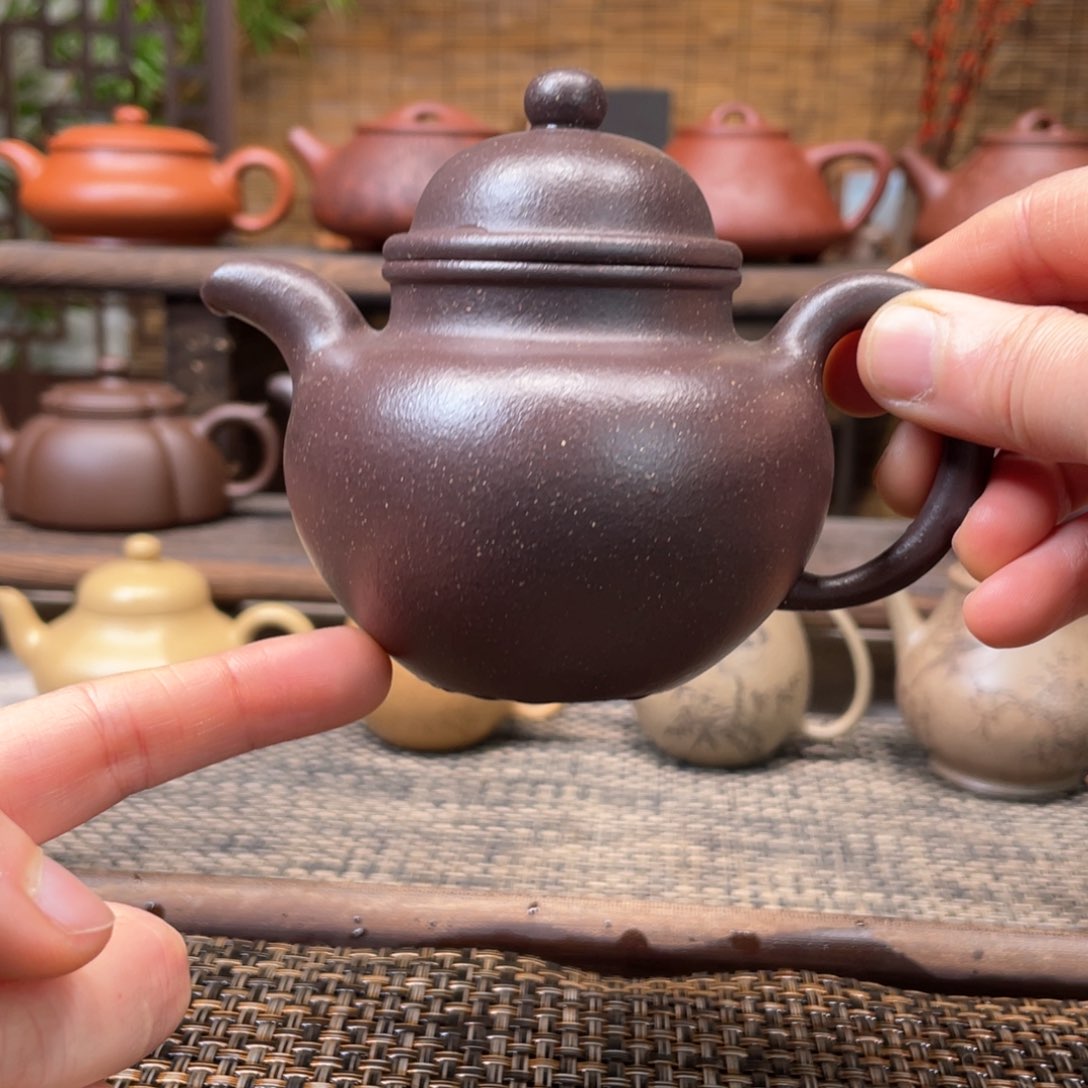 紫砂茶壶宜兴原矿紫砂手工制全200