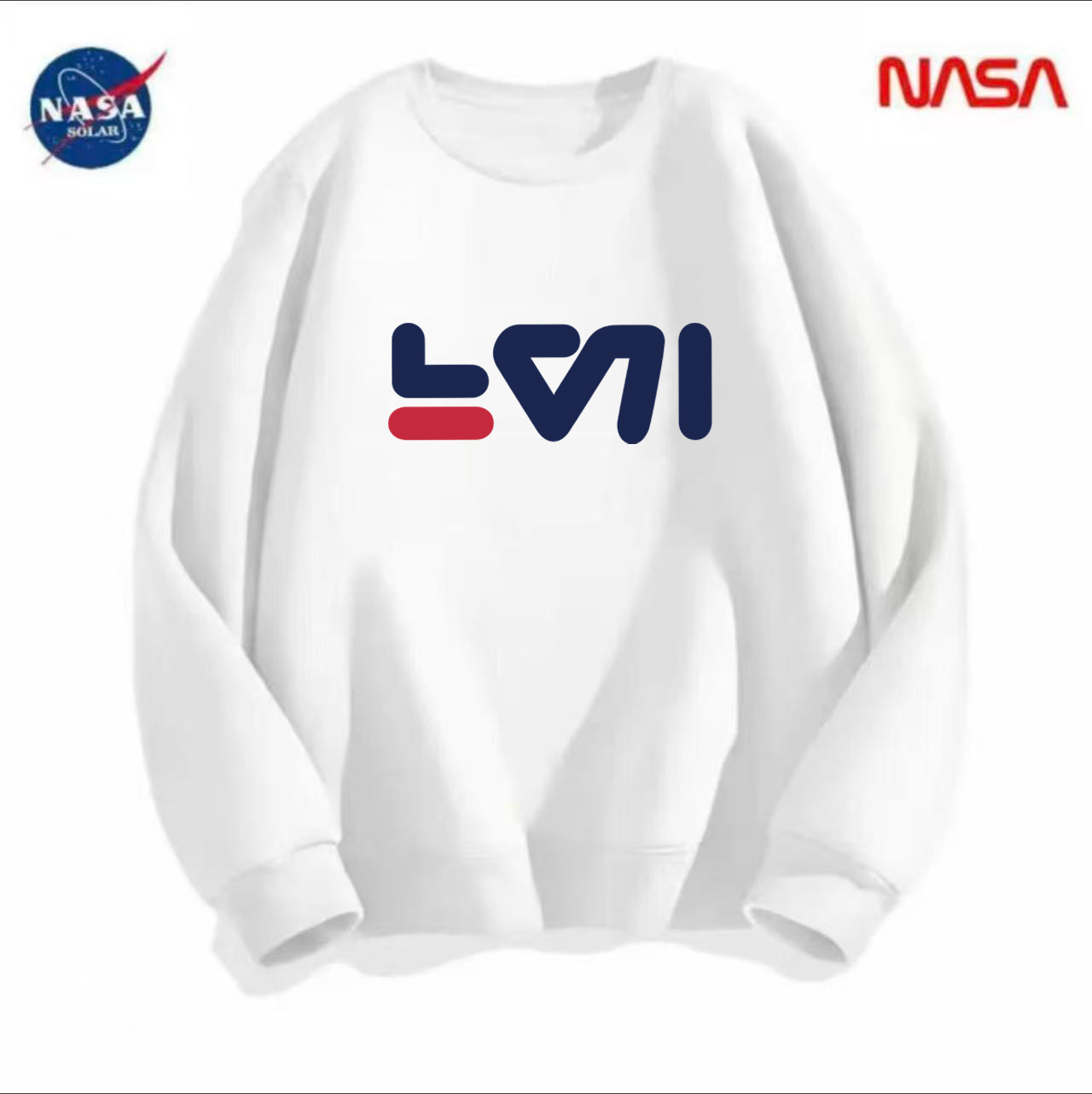 NASAT联名春秋男士卫衣圆领衣服重磅男女同款秋冬款潮牌-Y18