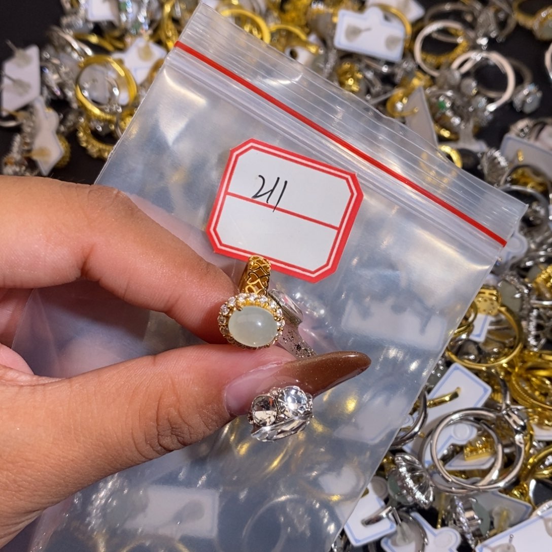 翡翠戒指合金翡翠首饰