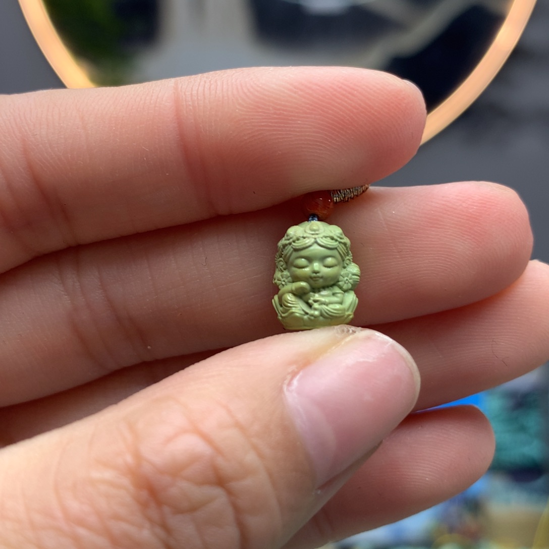 绿松石挂件未镶嵌