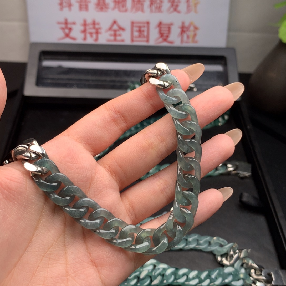 三***～翡翠未镶嵌手链002