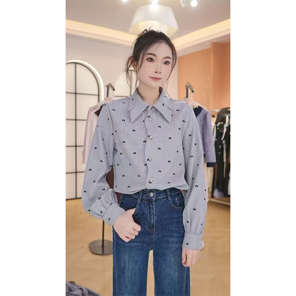 L9777 2025年秋季新款时尚气质减龄百搭上衣小衫（单上衣）