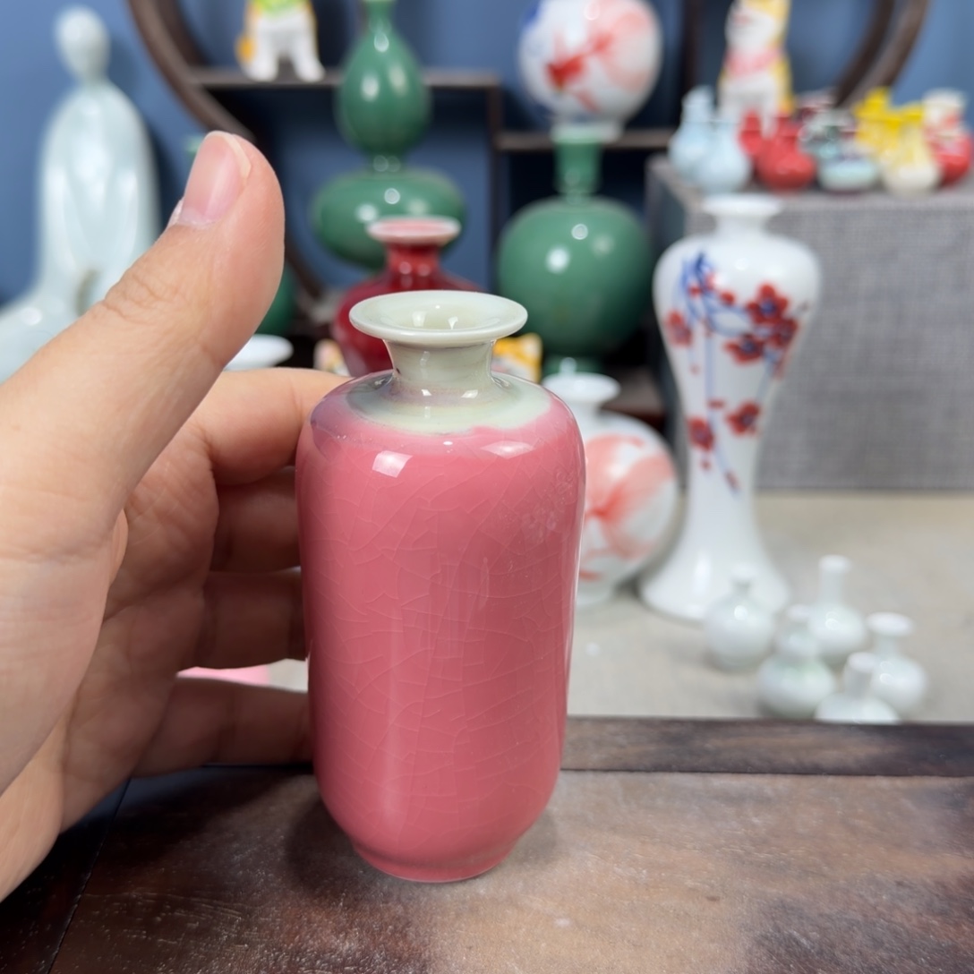 陶瓷手工小花器摆件